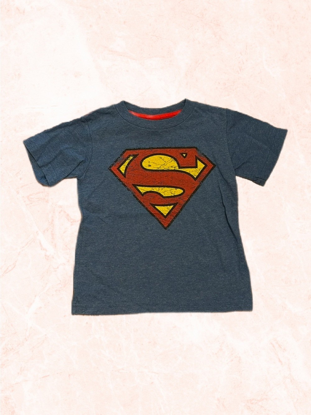 Superman Toddler T Shirt 3T Blue Graphic Tee DC Comics Kids Boys Girls Unisex